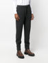 ribbed-knit cashmere track pants